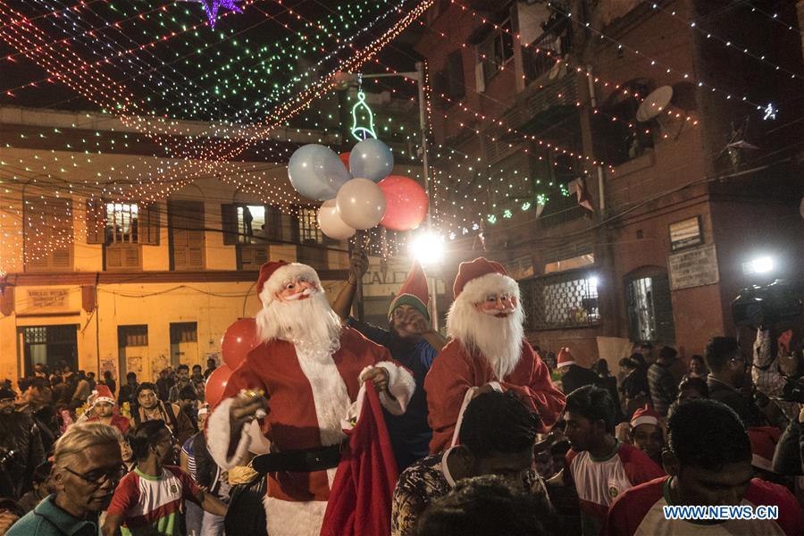 INDIA-KOLKATA-CHRISTMAS EVE