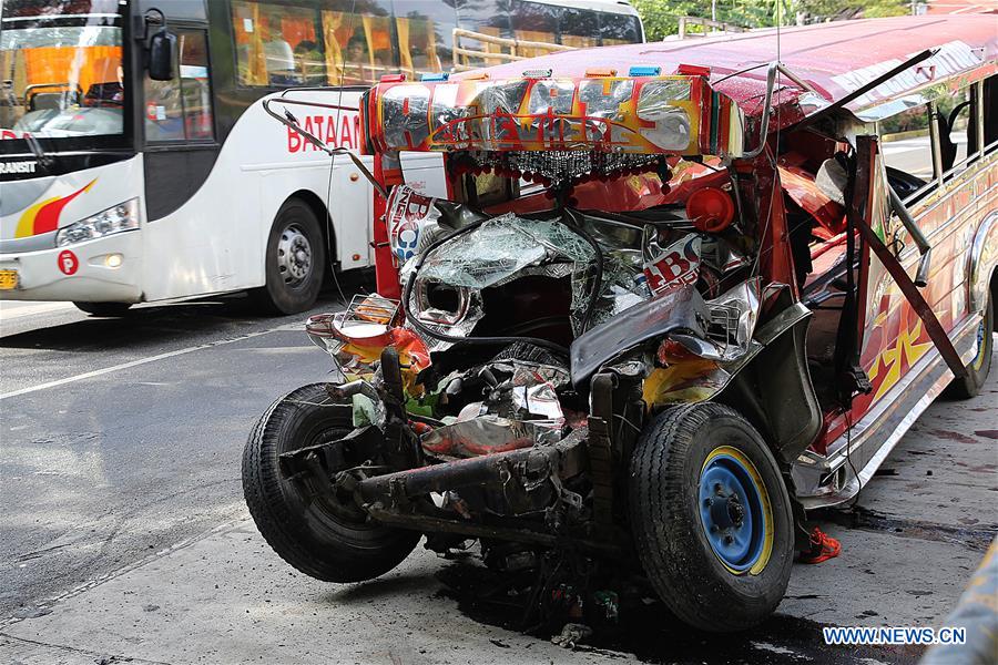 PHILIPPINES-LA UNION PROVINCE-ROAD COLLISON