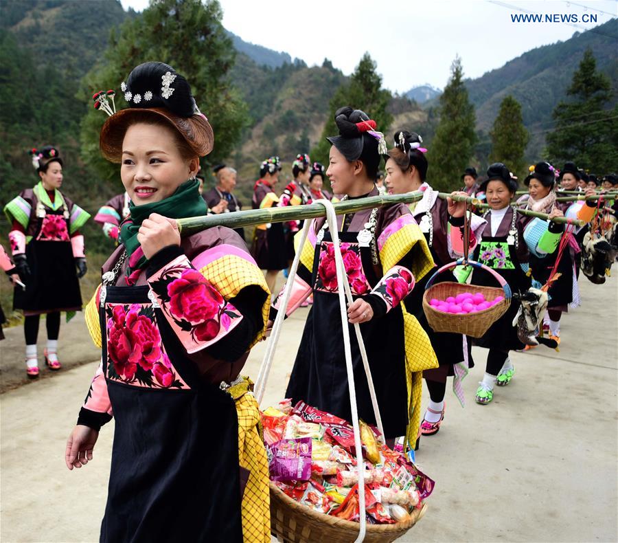 #CHINA-GUIZHOU-MIAO VILLAGE-TRADITION (CN)