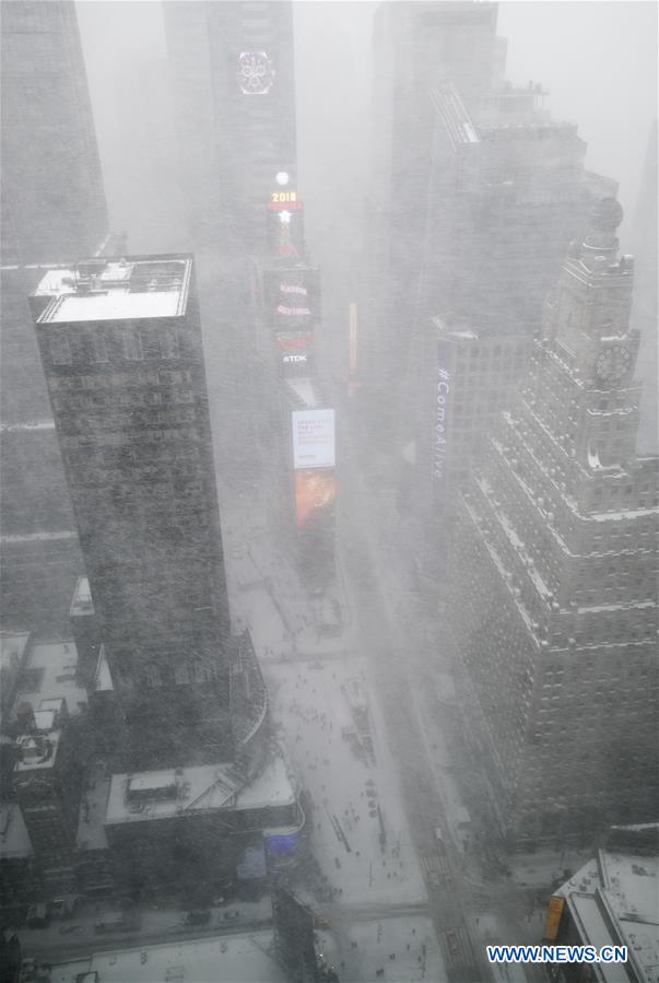 U.S.-NEW YORK-SNOW STORM