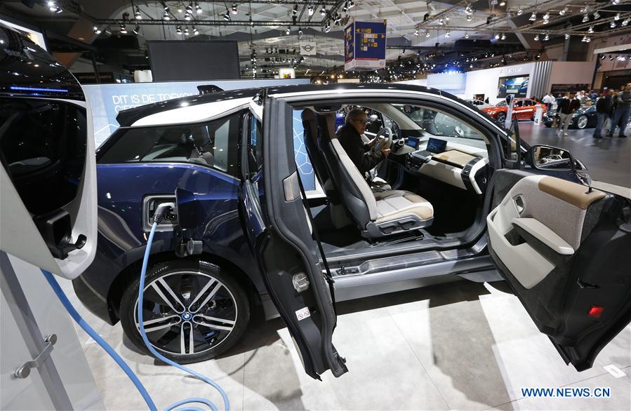 BELGIUM-BRUSSELS-AUTO-SHOW-ELECTRIC CAR