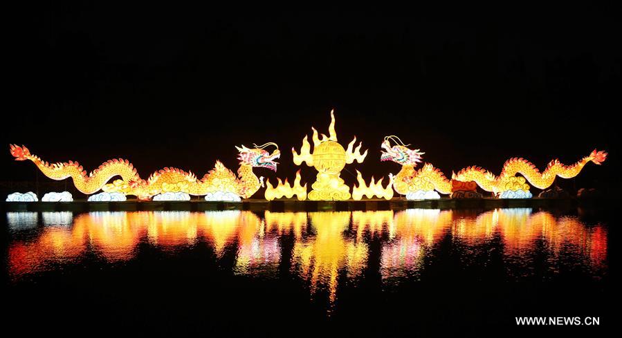 #CHINA-KUNMING-SPRING FESTIVAL-LIGHT SHOW (CN)