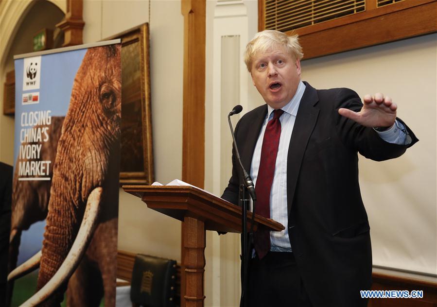 BRITAIN-LONDON-CHINA-IVORY TRADE-BAN