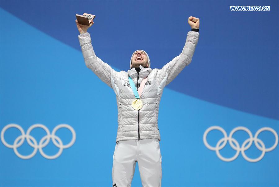 (SP)OLY-SOUTH KOREA-PYEONGCHANG-NORDIC COMBINED-INDIVIDUAL GUNDERSEN LH/10KM-MEDAL CEREMONY