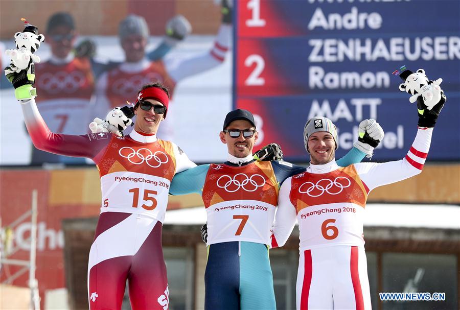 (SP)OLY-SOUTH KOREA-PYEONGCHANG-ALPINE SKIING-MEN'S SLALOM