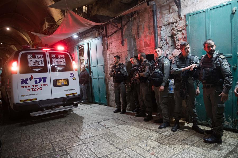 MIDEAST-JERUSALEM-OLD CITY-STABBING