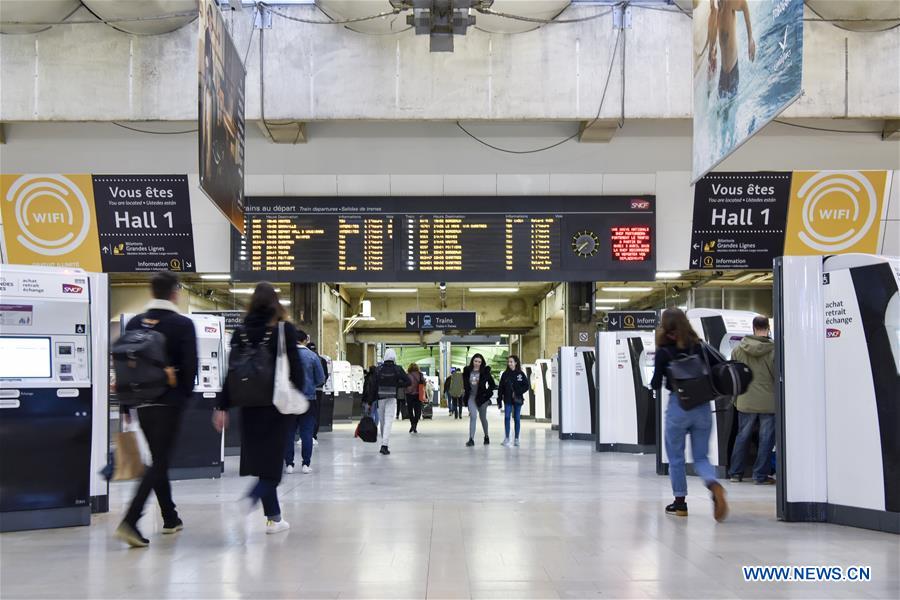 FRANCE-PARIS-RAILWAY-STRIKE