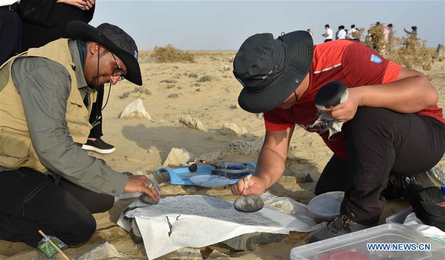 SAUDI ARABIA-AL SERRIAN PORT-ARCHAEOLOGICAL EXCAVATION