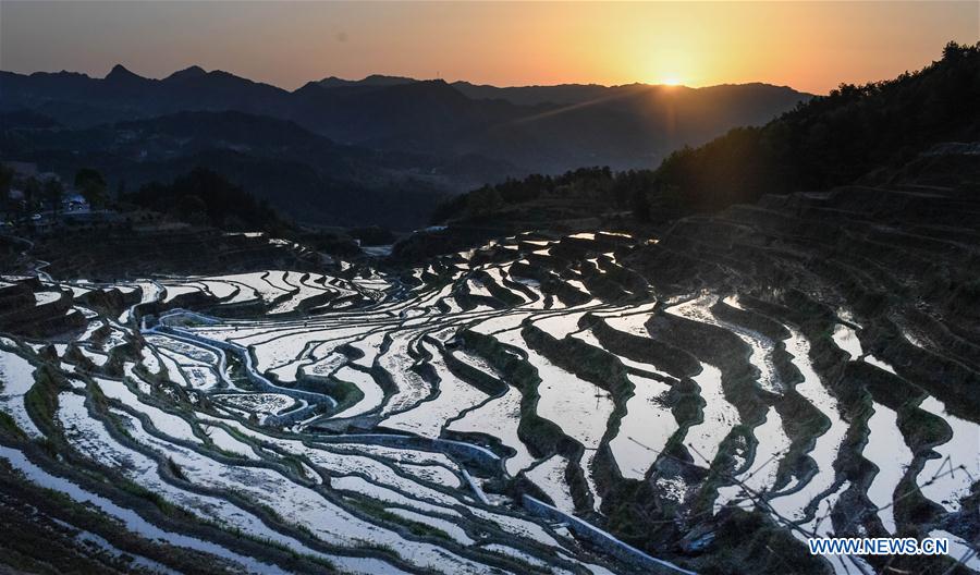 CHINA-HUBEI-TERRACE-SCENERY (CN)