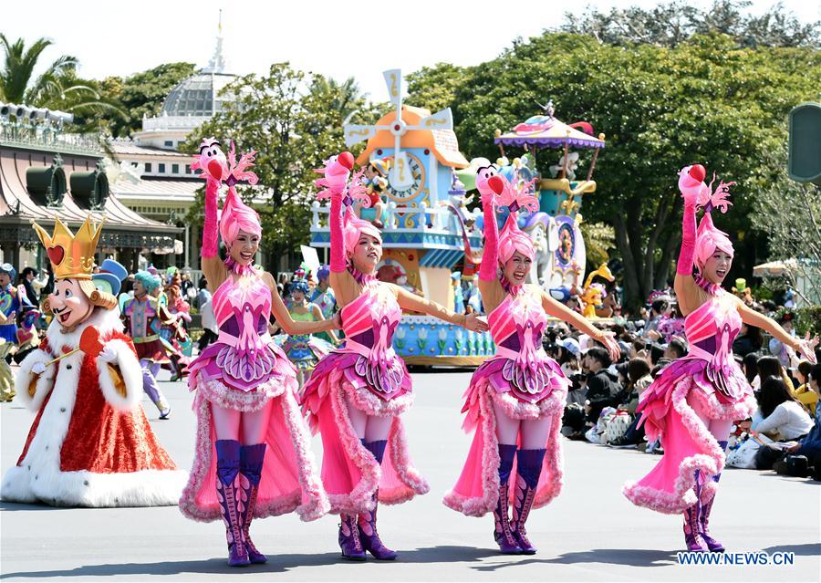 JAPAN-TOKYO DISNEY-35TH ANNIVERSARY-REHEARSAL