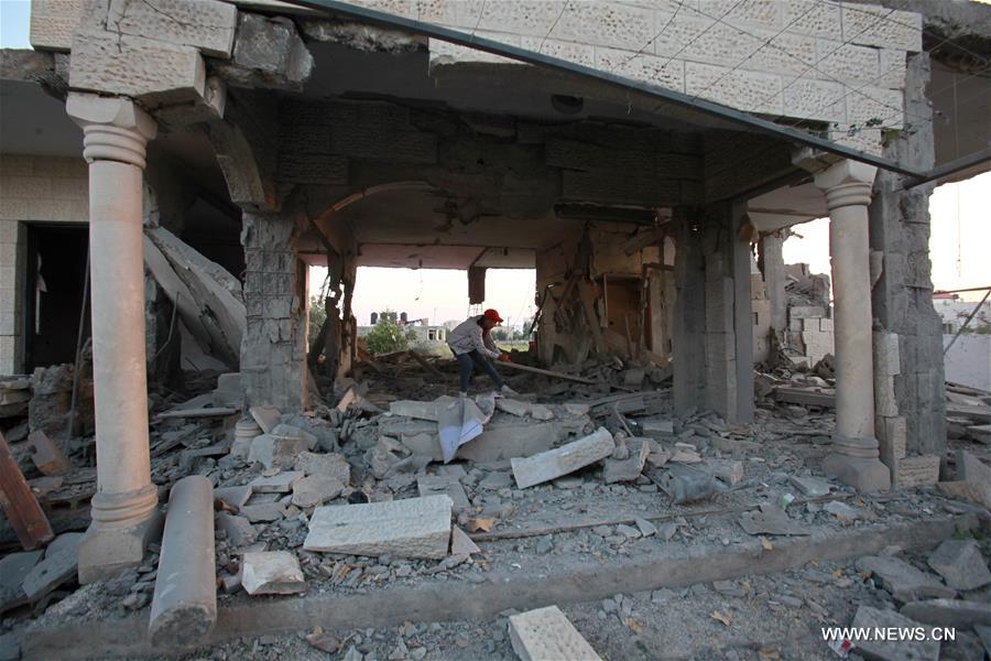 MIDEAST-JENIN-DEMOLISHED-HOUSE