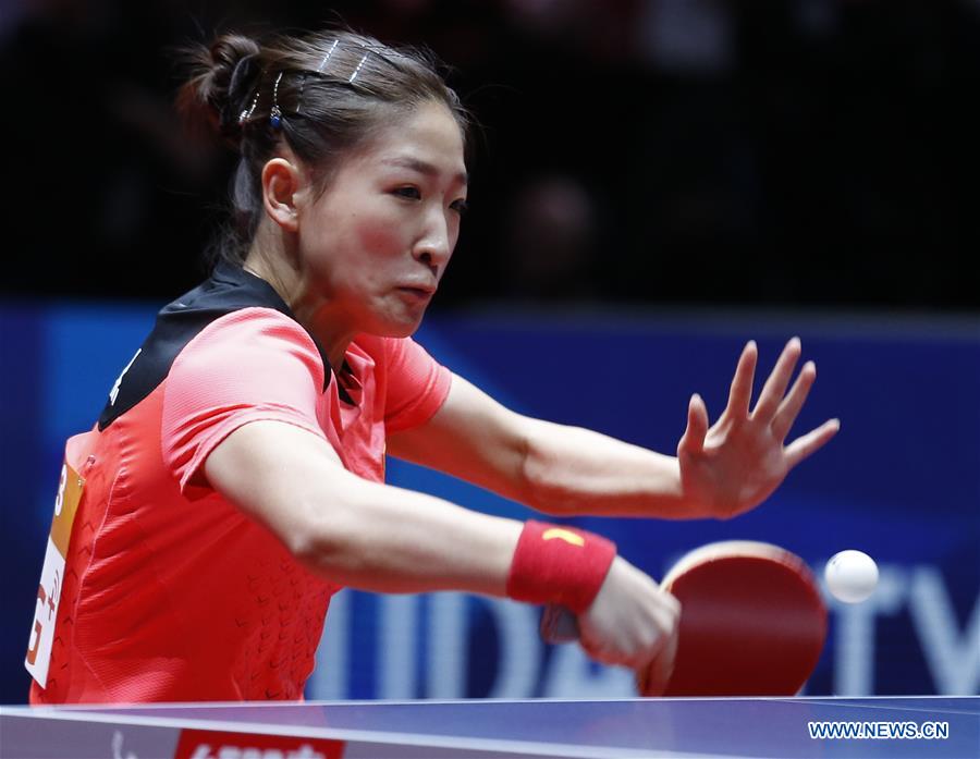 (SP)SWEDEN-HALMSTAD-ITTF WORLD TEAM CHAMPIONSHIPS 2018-WOMEN'S FINAL-CHN VS JPN