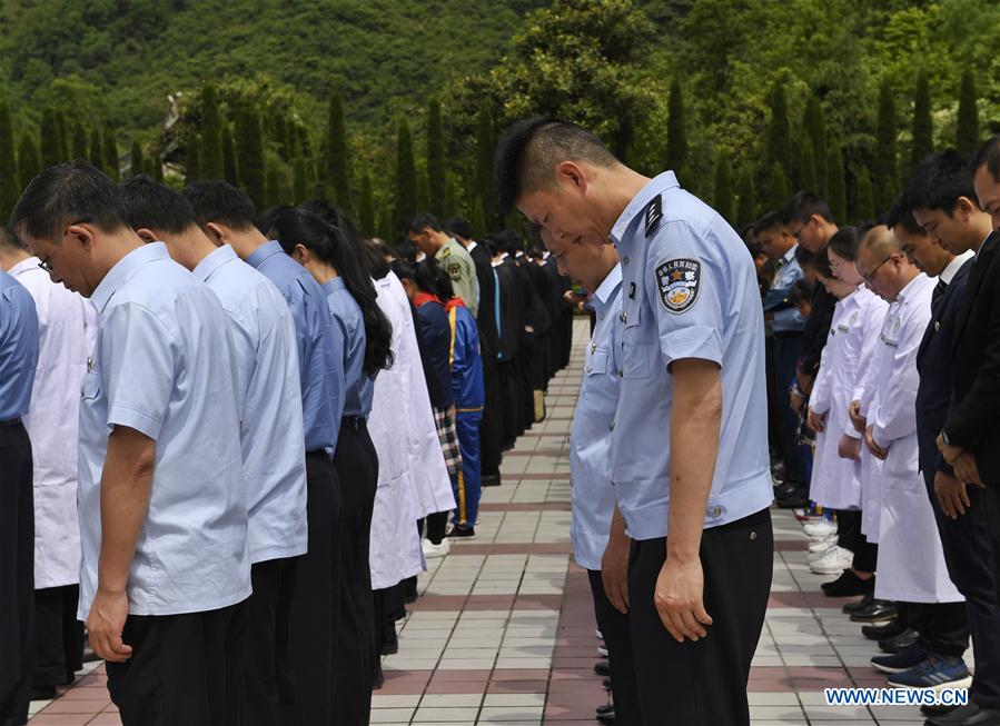 CHINA-SICHUAN-WENCHUAN-EARTHQUAKE-ANNIVERSARY-MEMORIAL CEREMONY (CN)