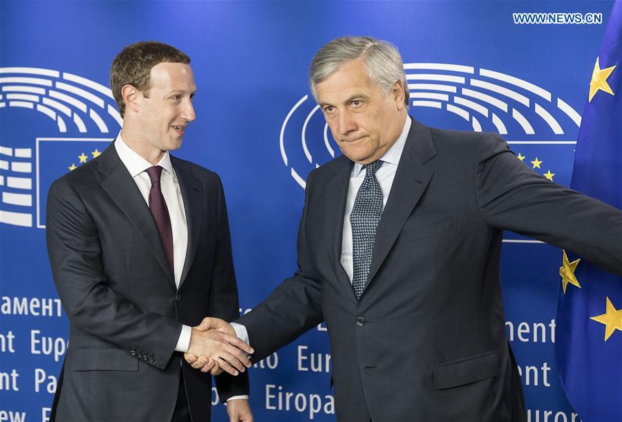 BELGIUM-BRUSSELS-EU-PARLIAMENT-FACEBOOK-ZUCKERBERG