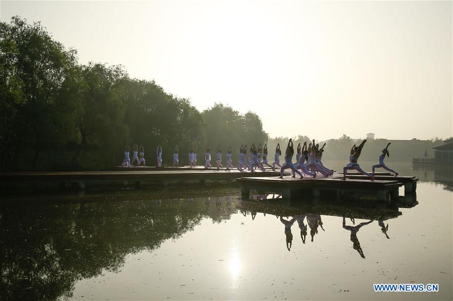 #CHINA-INTERNATIONAL YOGA DAY (CN)