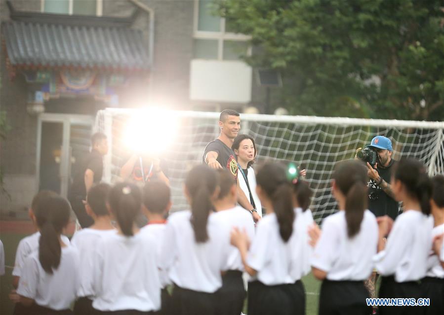 (SP)CHINA-BEIJING-SOCCER-CRISTIANO RONALDO