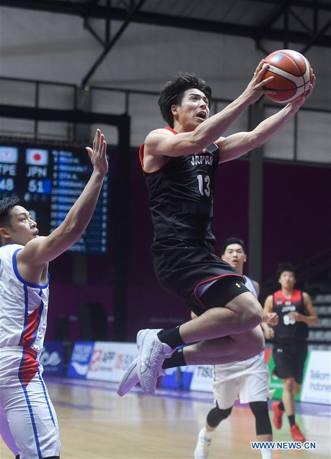 (SP)INDONESIA-JAKARTA-ASIAN GAMES-BASKETBALL-CHINESE TAIPEI VS JAPAN