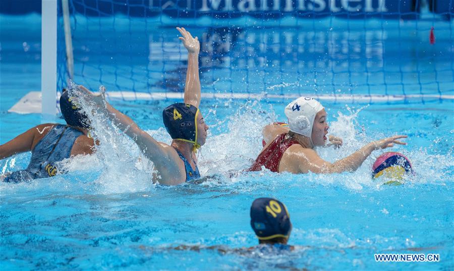 (SP)INDONESIA-JAKARTA-ASIAN GAMES-WATER POLO-CHINA VS KAZAKHSTAN