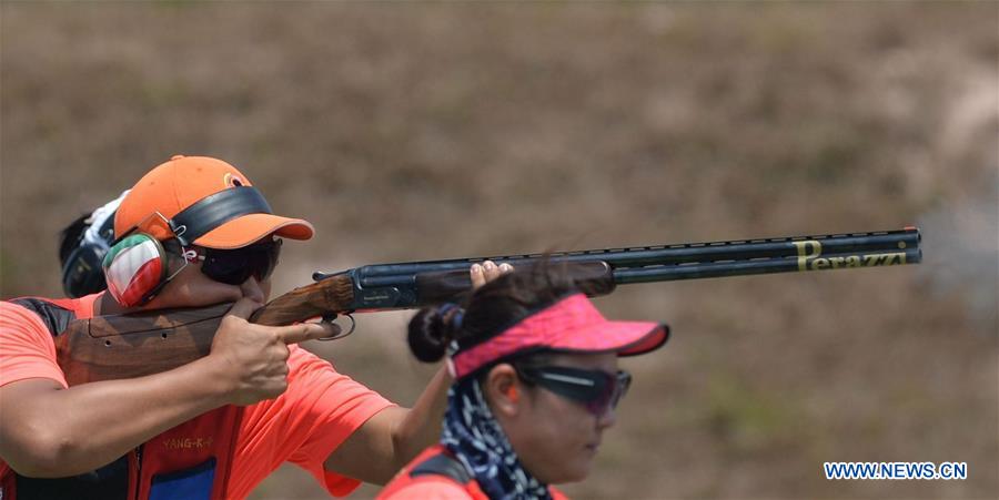 (SP)INDONESIA-PALEMBANG-ASIAN GAMES-SHOOTING-TRAP MIXED TEAM