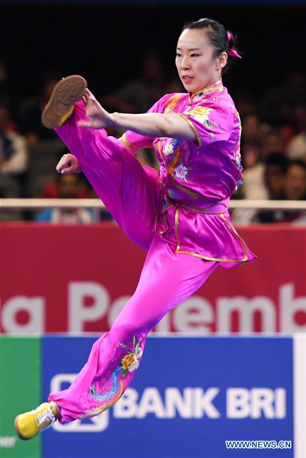 (SP)INDONESIA-JAKARTA-ASIAN GAMES-WUSHU-WOMEN'S CHANGQUAN