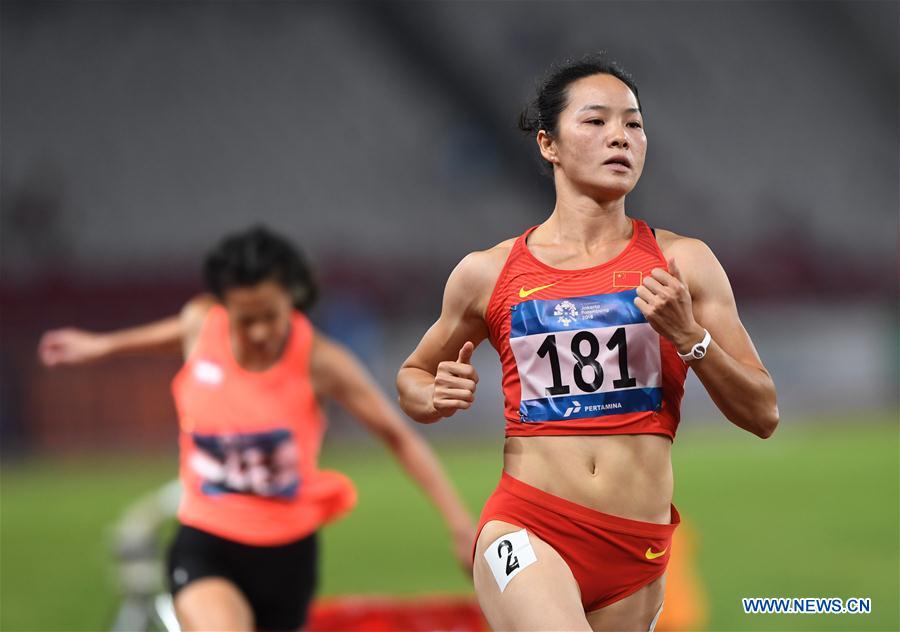 (SP)INDONESIA-JAKARTA-ASIAN GAMES-ATHLETICS-WOMEN'S 100M QUALIFICATION