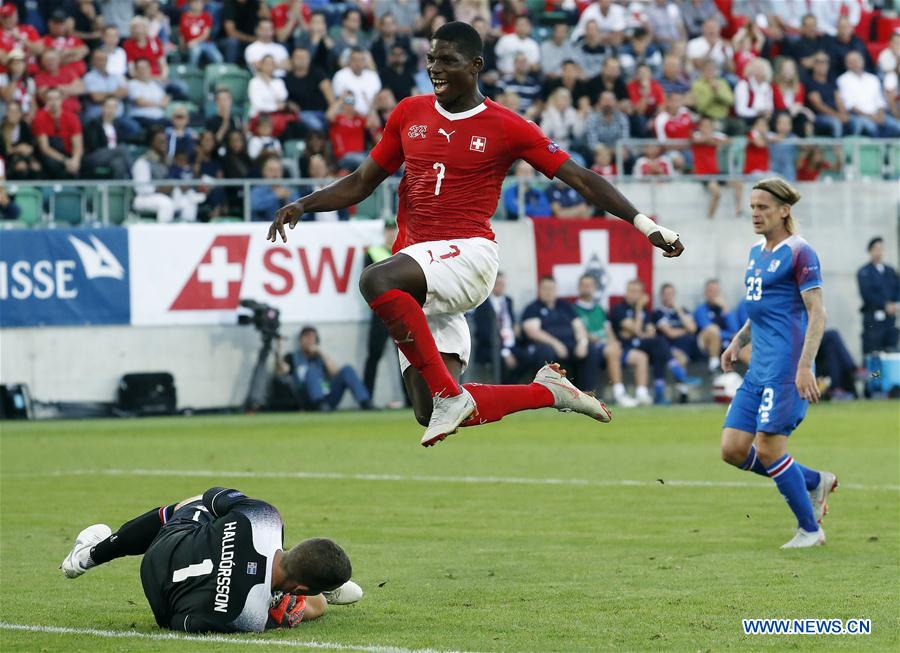 (SP)SWITZERLAND-ST. GALLEN-SOCCER-UEFA-NATIONS LEAGUE-SWITZERLAND VS ICELAND