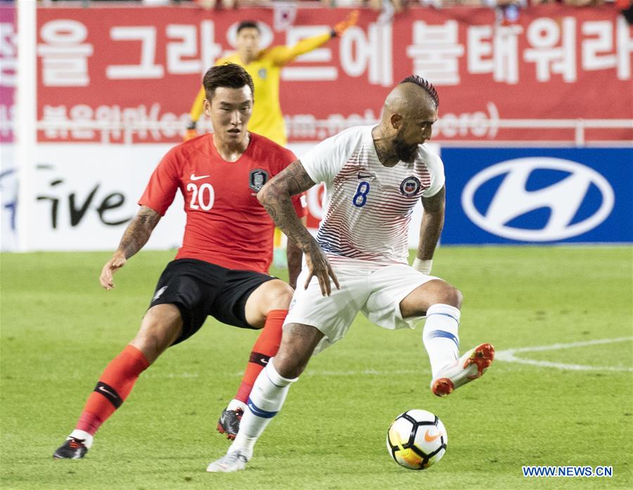 (SP)SOUTH KOREA-SUWON-SOCCER-FRIENDLY MATCH-SOUTH KOREA VS CHILE