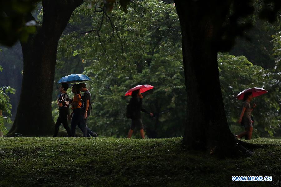 PHILIPPINES-QUEZON CITY-RAIN