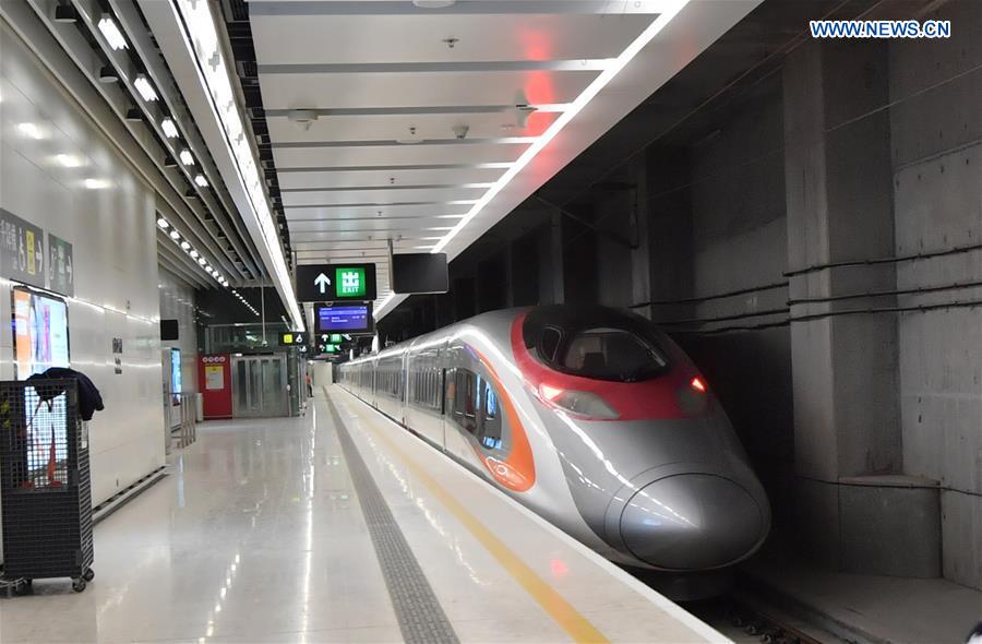 CHINA-HONG KONG-HIGH-SPEED RAILWAY-OPENING (CN)