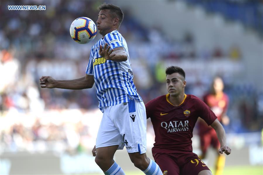 (SP)ITALY-ROME-SOCCER-ITALIAN SERIE A-SPAL VS ROMA