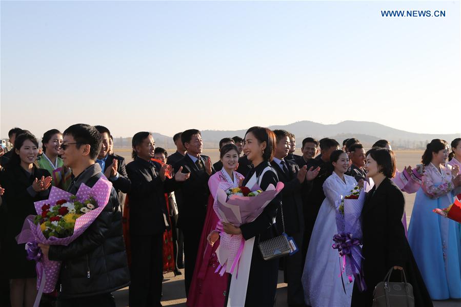 DPRK-PYONGYANG-CHINESE DELEGATION OF LITERARY AND ART WORKERS-VISIT