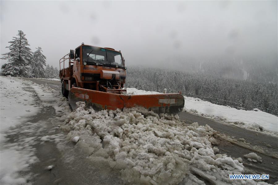 KASHMIR-SRINAGAR-SNOW