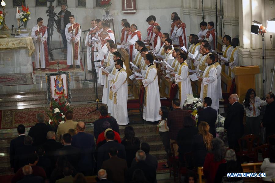 EGYPT-CAIRO-CHRISTIAN-CHRISTMAS EVE-MASS