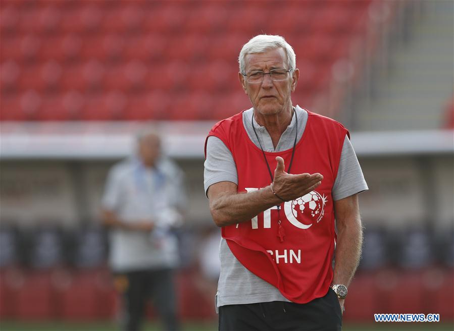 (SP)UAE-ABU DHABI-SOCCER-AFC ASIAN CUP 2019-GROUP C-CHN-TRAINING SESSION