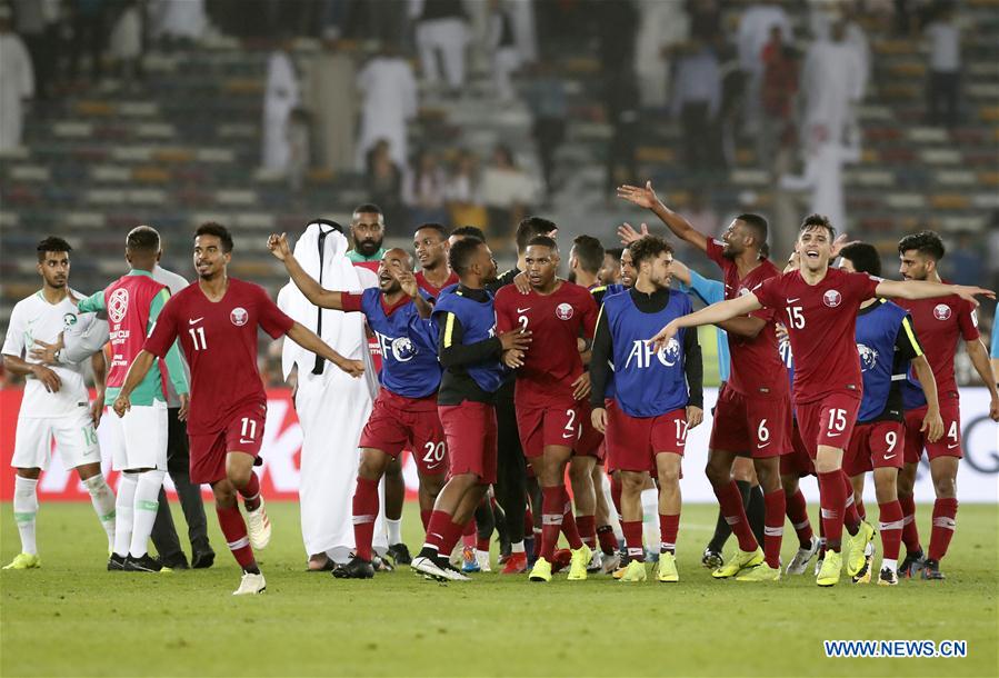 (SP)UAE-ABU DHABI-SOCCER-AFC ASIAN CUP 2019-GROUP E-SAU VS QAT