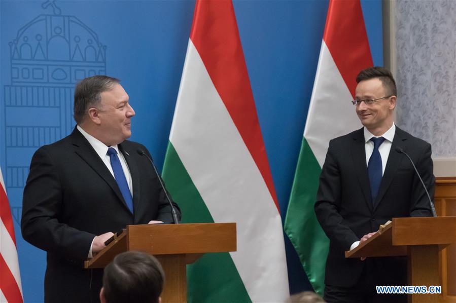 HUNGARY-BUDAPEST-U.S.-SECRETARY OF STATE-VISIT