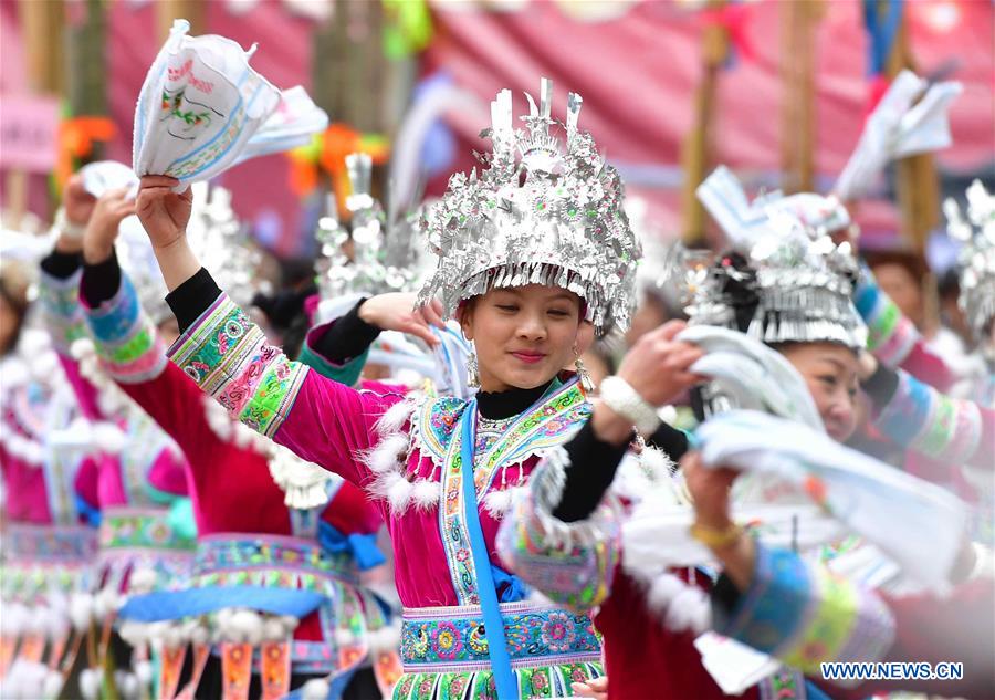 CHINA-GUANGXI-RONGSHUI-HUNDRED-BIRD DRESS-FESTIVAL (CN)