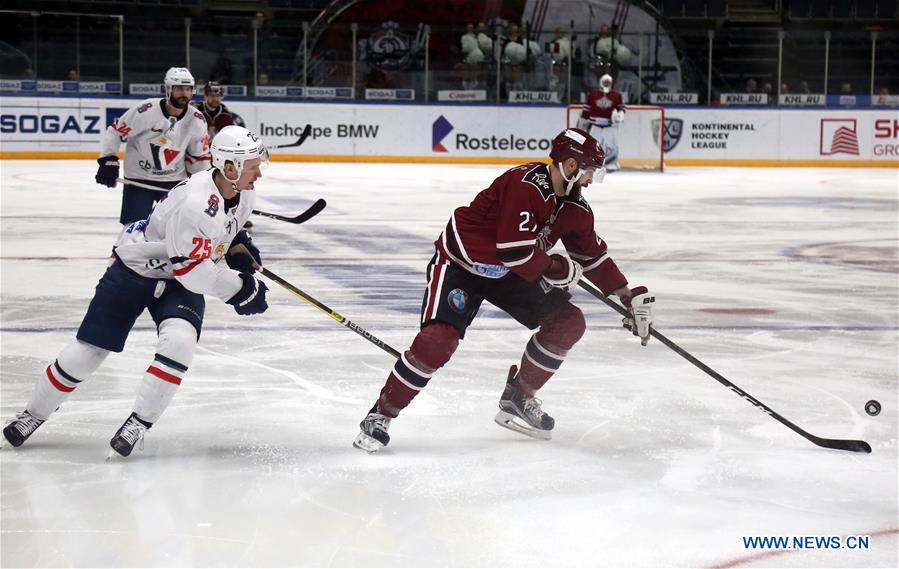 (SP)LATVIA-RIGA-ICE HOCKEY-KHL-DINAMO RIGA VS SLOVAN BRATISLAVA