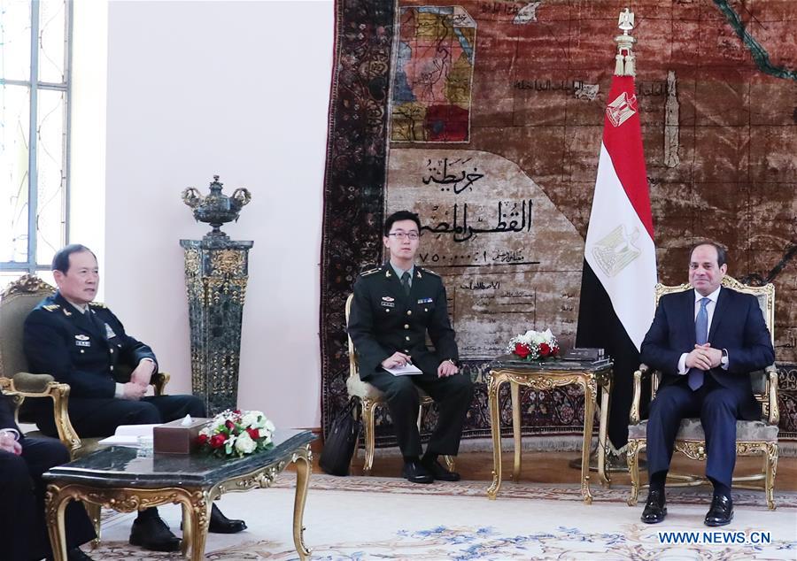 EGYPT-CAIRO-SISI-WEI FENGHE-MEETING