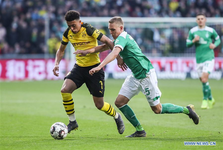 (SP)GERMANY-BREMEN-SOCCER-BUNDESLIGA-BREMEN VS DORTMUND