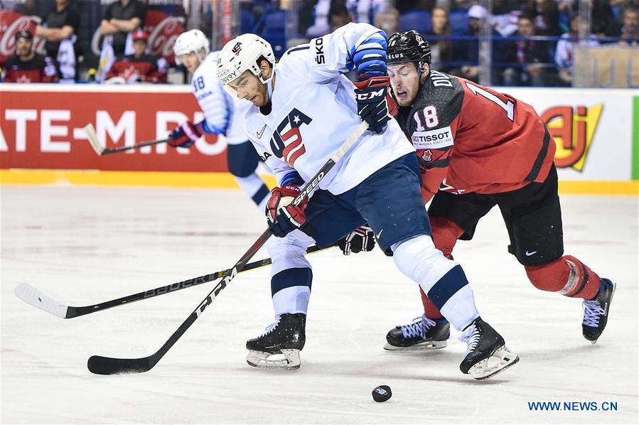 (SP)SLOVAKIA-KOSICE-ICE HOCKEY-IIHF-WORLD CHAMPIONSHIP-GROUP A-CAN VS USA