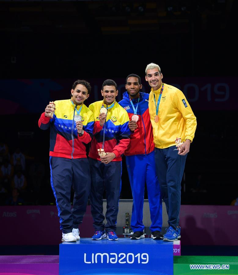 (SP)PERU-LIMA-PAN AMERICAN GAMES 2019-FENCING-MEN'S INDIVIDUAL EPEE FINAL