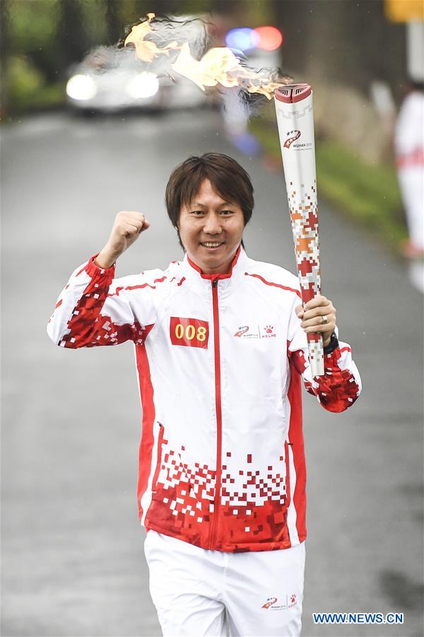 (SP)CHINA-WUHAN-7TH MILITARY WORLD GAMES-TORCH RELAY 