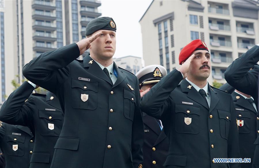 (SP)CHINA-WUHAN-7TH MILITARY WORLD GAMES-FLAG-RAISING CEREMONY