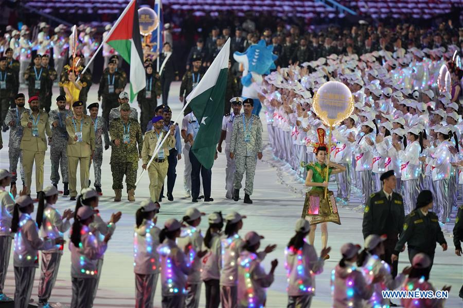 (SP)CHINA-WUHAN-7TH MILITARY WORLD GAMES-OPENING CEREMONY