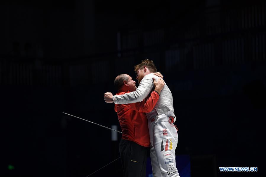 (SP)CHINA-WUHAN-7TH MILITARY WORLD GAMES-FENCING