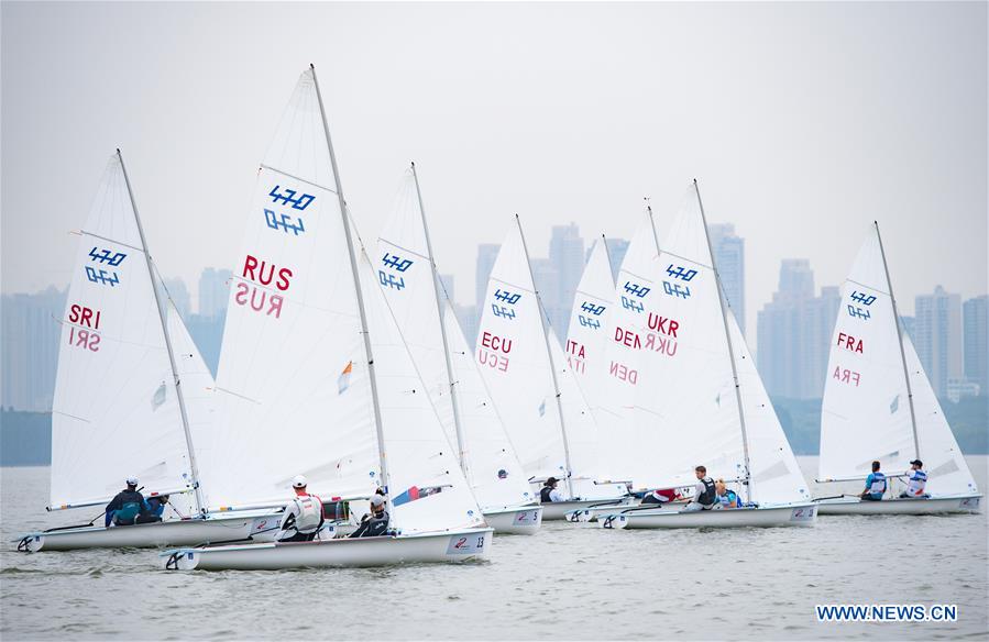 (SP)CHINA-WUHAN-7TH MILITARY WORLD GAMES-SAILING