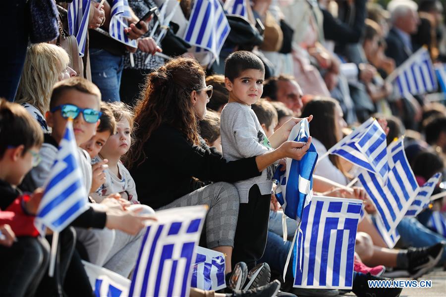 GREECE-THESSALONIKI-NATIONAL OHI DAY-PARADE