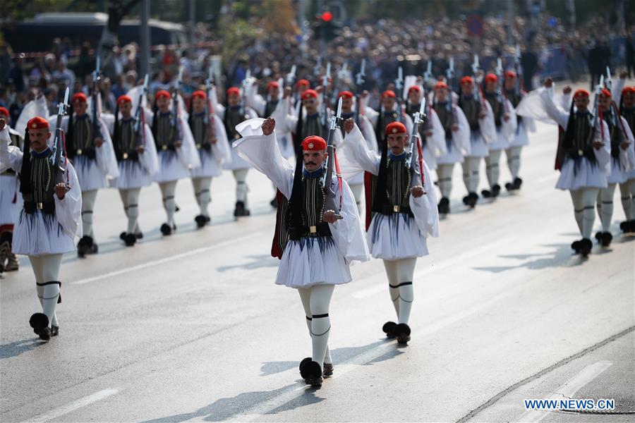 GREECE-THESSALONIKI-NATIONAL OHI DAY-PARADE