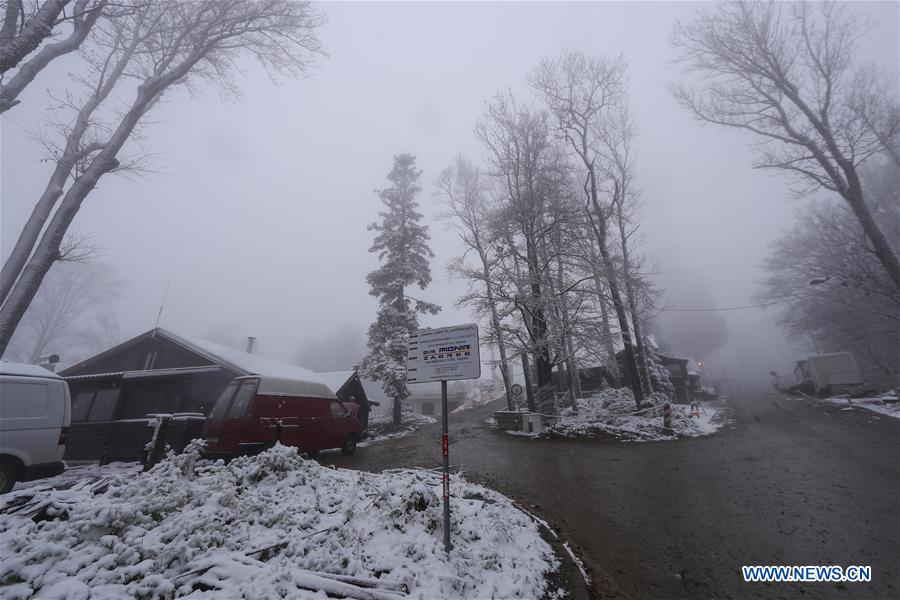 CROATIA-ZAGREB-FIRST SNOW